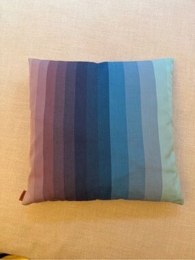 MISSONI PURPLE BLUE OMBRÉ THROW  PILLOW
